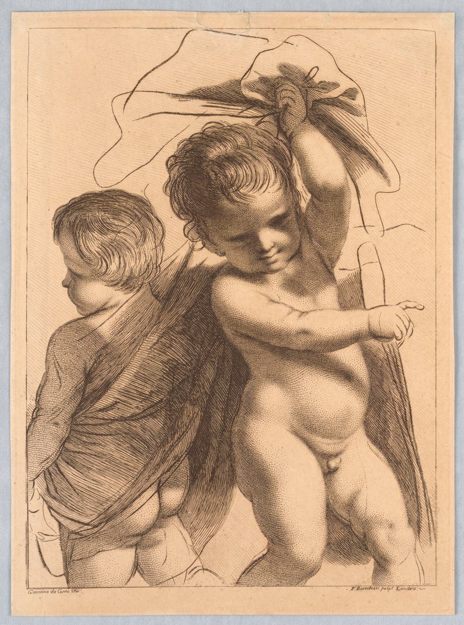 Dwóch chłopców autorstwa Francesco Bartolozzi