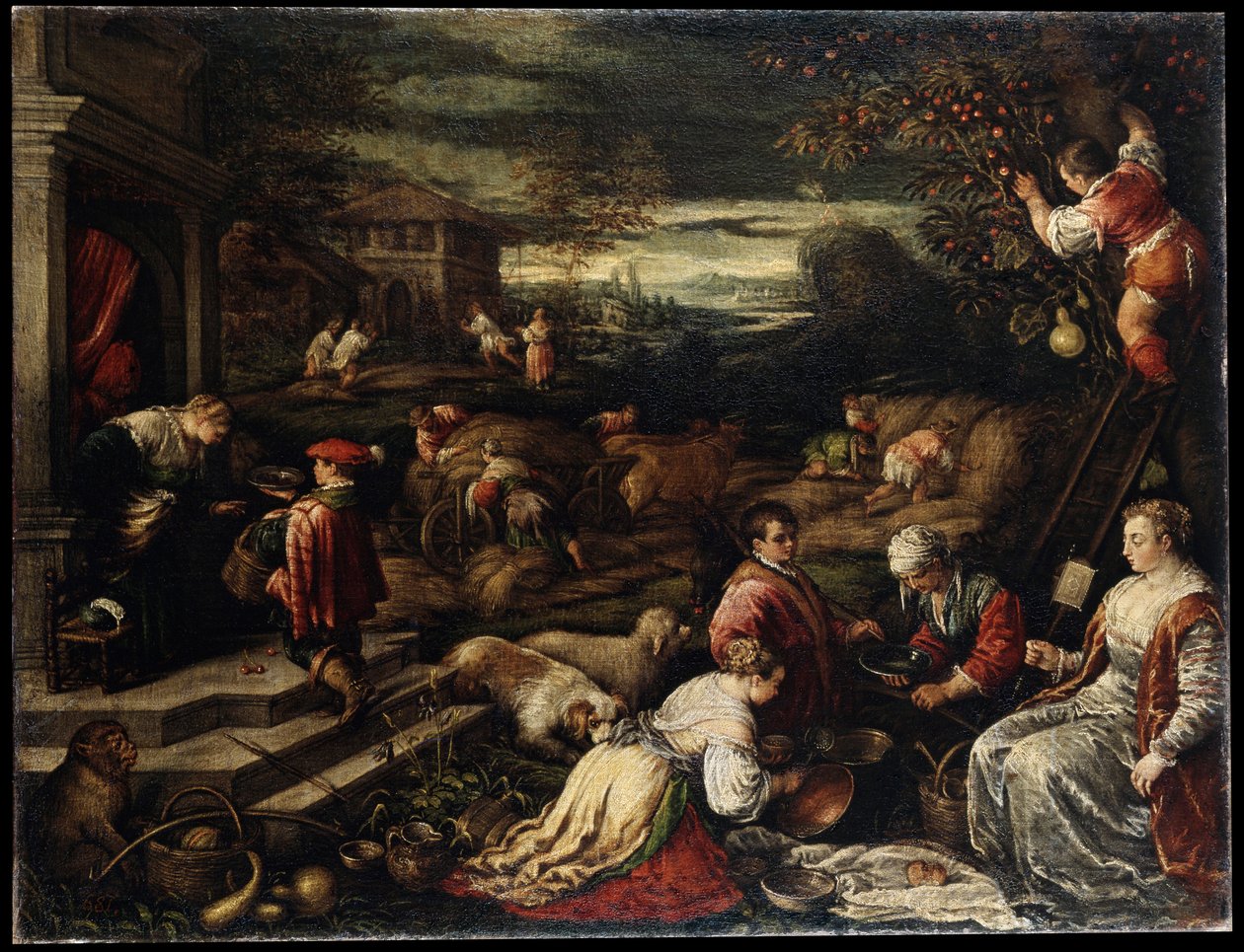 Lato, XVI wiek autorstwa Francesco Bassano the Younger