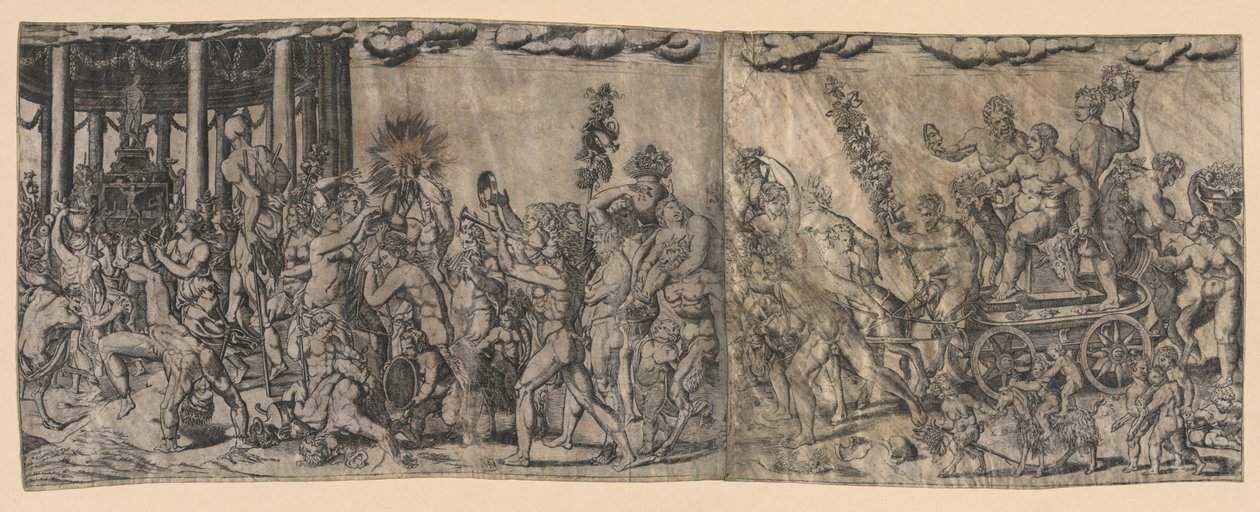 Scena bachanalijska autorstwa Francesco Bertelli