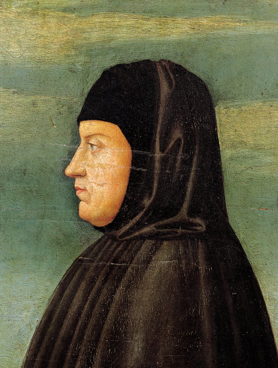 Portret Petrarki (Francesco Petrarca) (1304-74) (olej na desce) autorstwa Francesco Bonsignori