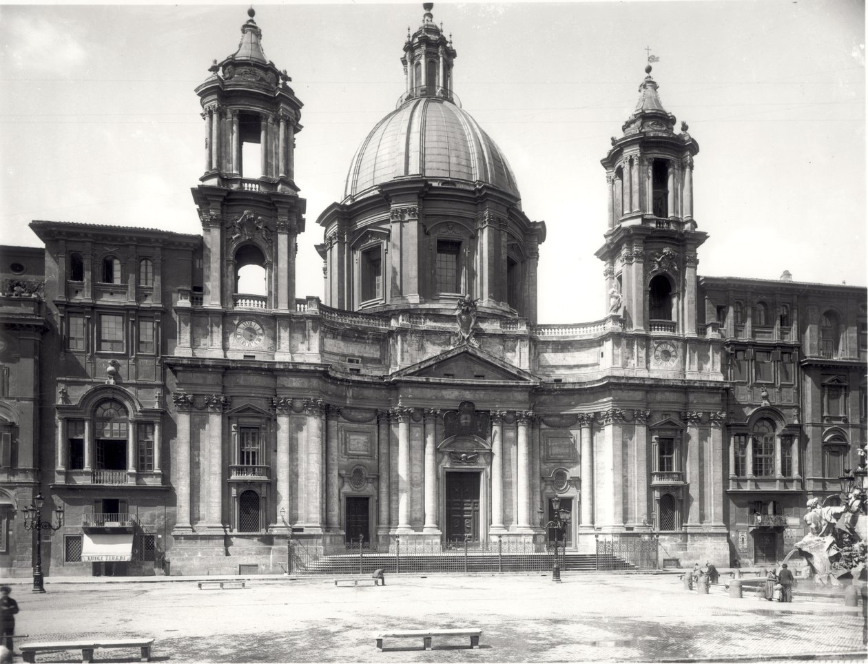 Kościół św. Agnieszki, 1653-57 autorstwa Francesco Borromini