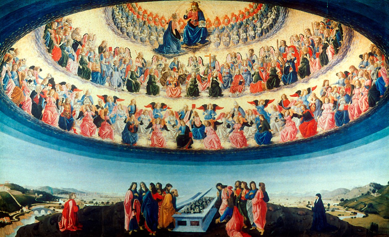 Wniebowzięcie NMP, c1475-1476 autorstwa Francesco Botticini