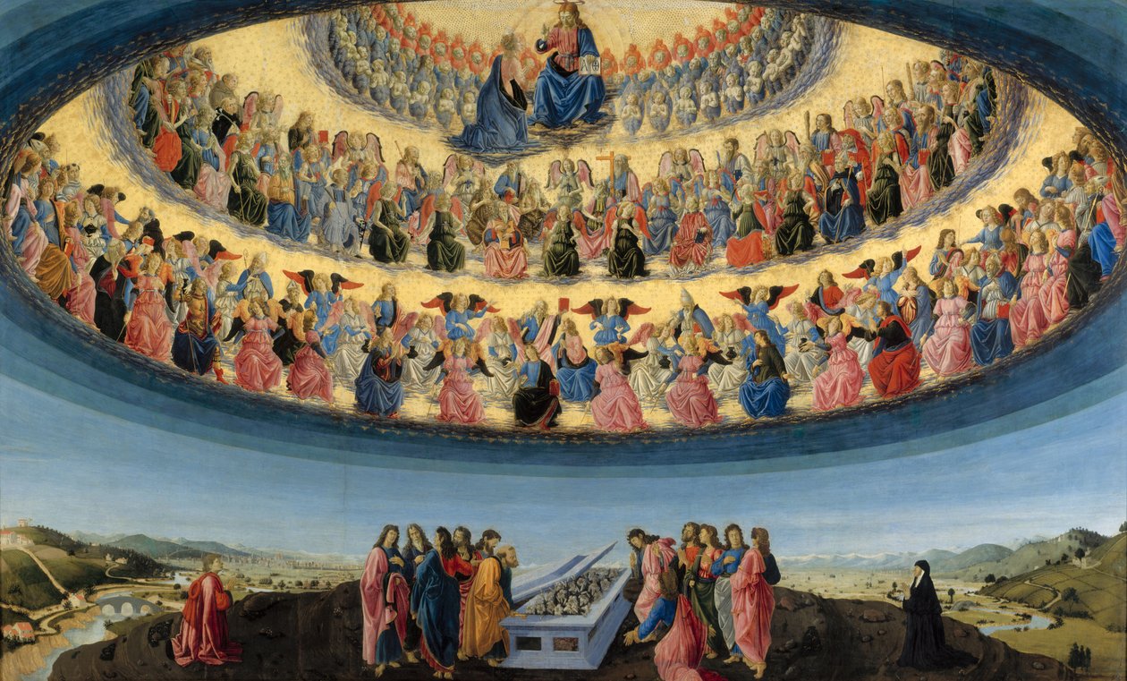 Wniebowzięcie NMP, ok. 1475 autorstwa Francesco Botticini