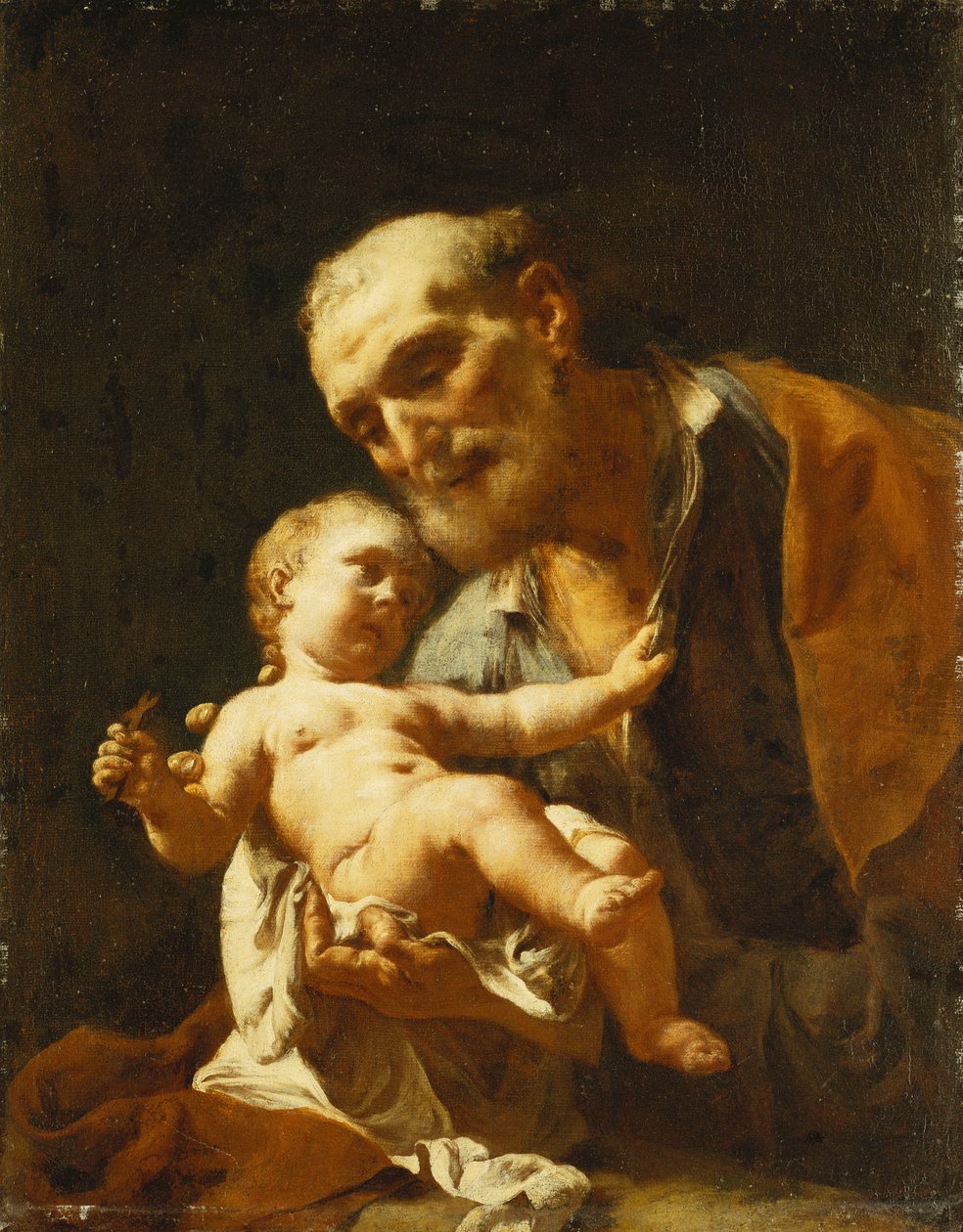 Święty Józef i Dzieciątko Chrystus autorstwa Francesco Capella