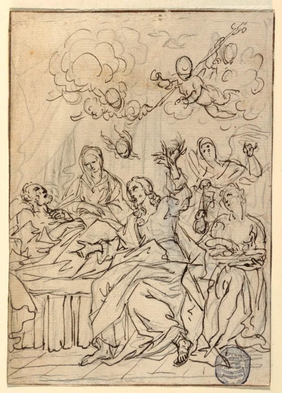 Śmierć św. Józefa autorstwa Francesco Coghetti