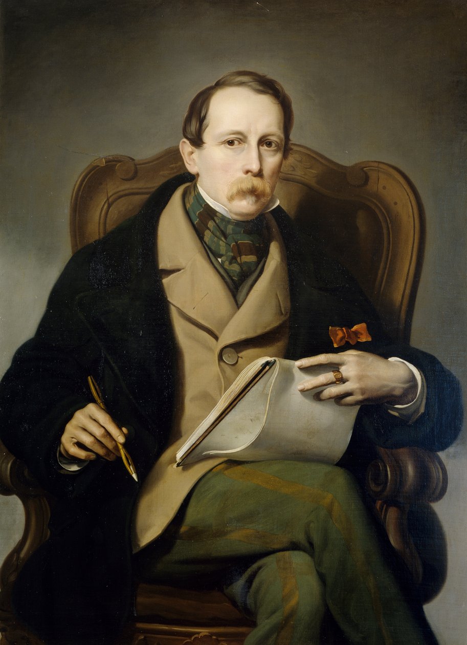 Autoportret, Francis Coghetti (1802-1875) autorstwa Francesco Coghetti
