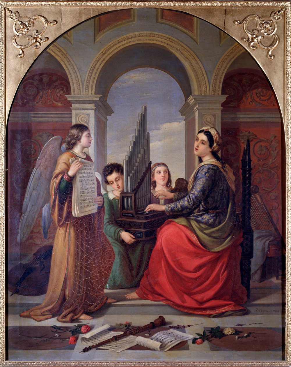 Św. Cecylia (obraz autorstwa Francesco Cogorno