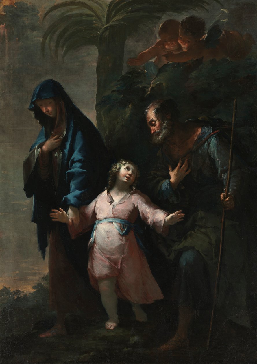 Powrót do Nazaretu, 1735. autorstwa Francesco Conti