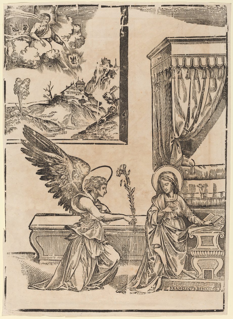 Zwiastowanie autorstwa Francesco Denanto