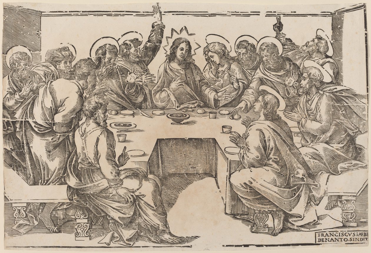 Ostatnia Wieczerza autorstwa Francesco Denanto