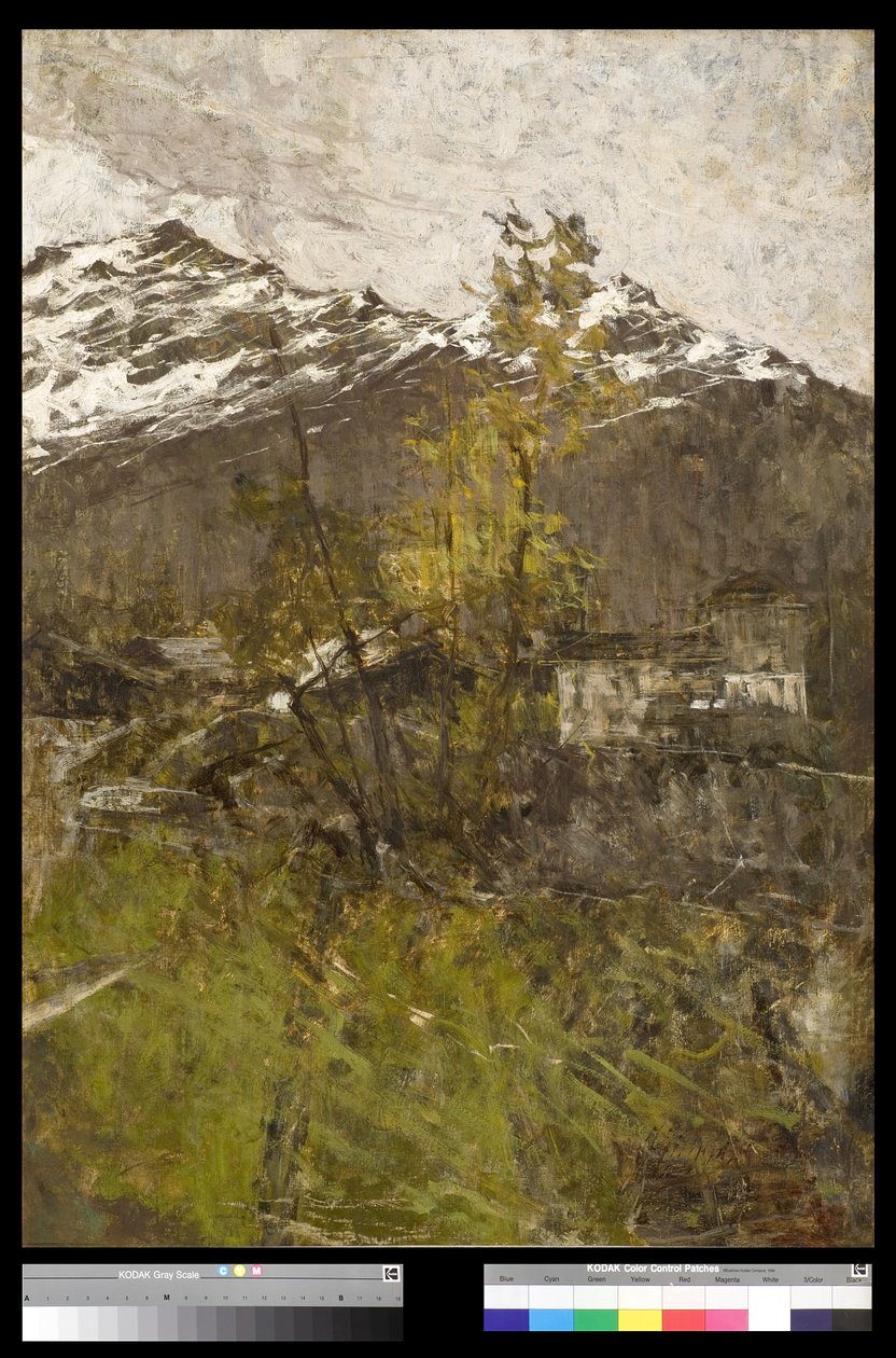 Pierwszy śnieg lub krajobraz, 1889 autorstwa Francesco Filippini