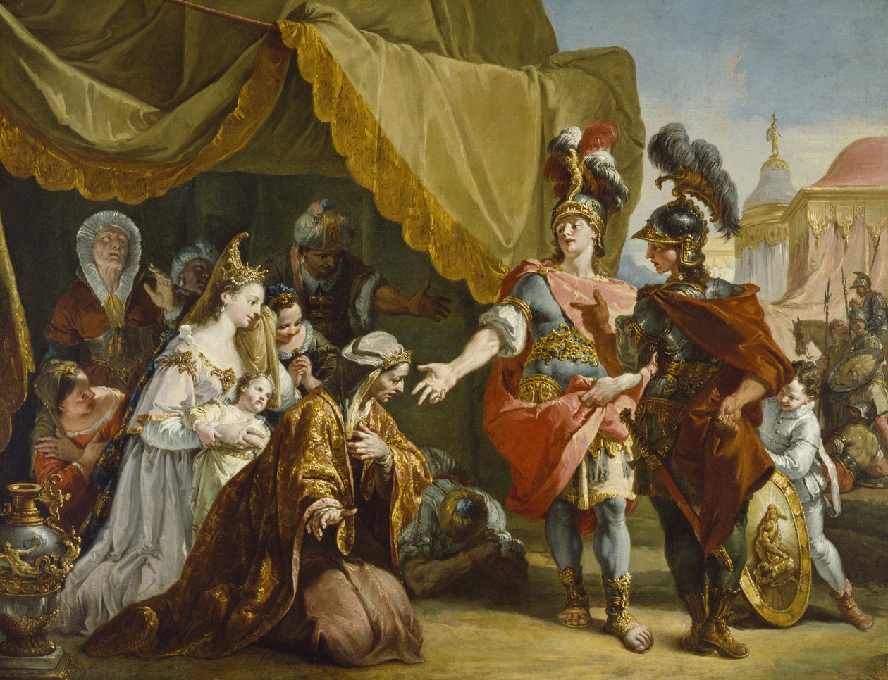 Rodzina Dariusza przed Aleksandrem autorstwa Francesco Fontebasso