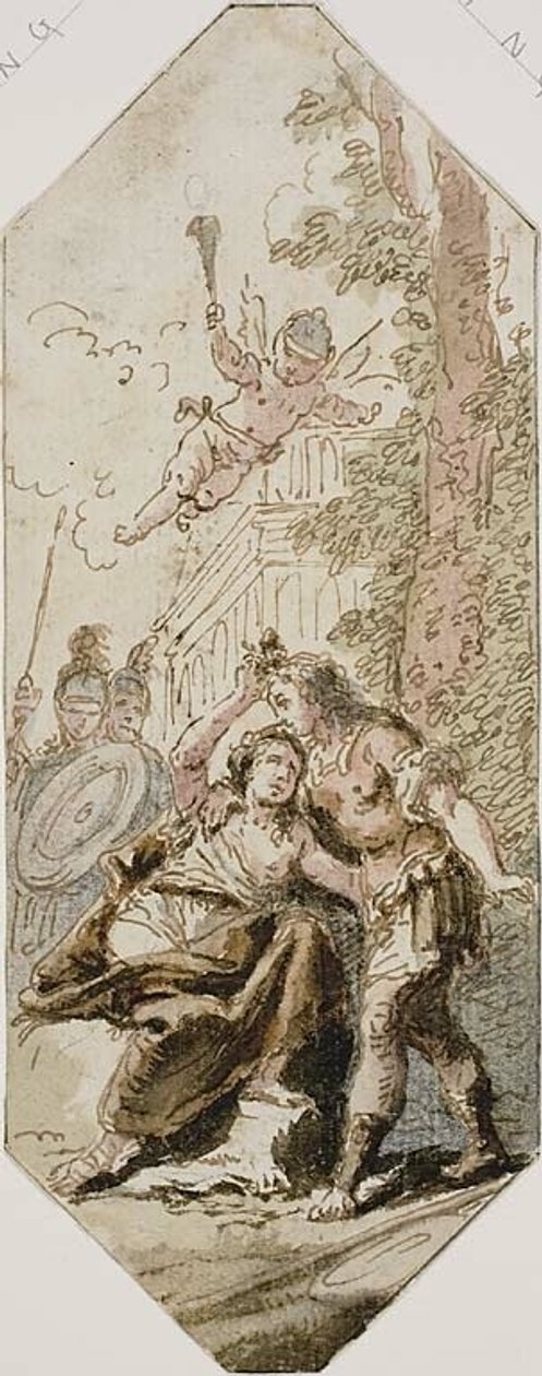 Rinaldo i Armida autorstwa Francesco Fontebasso