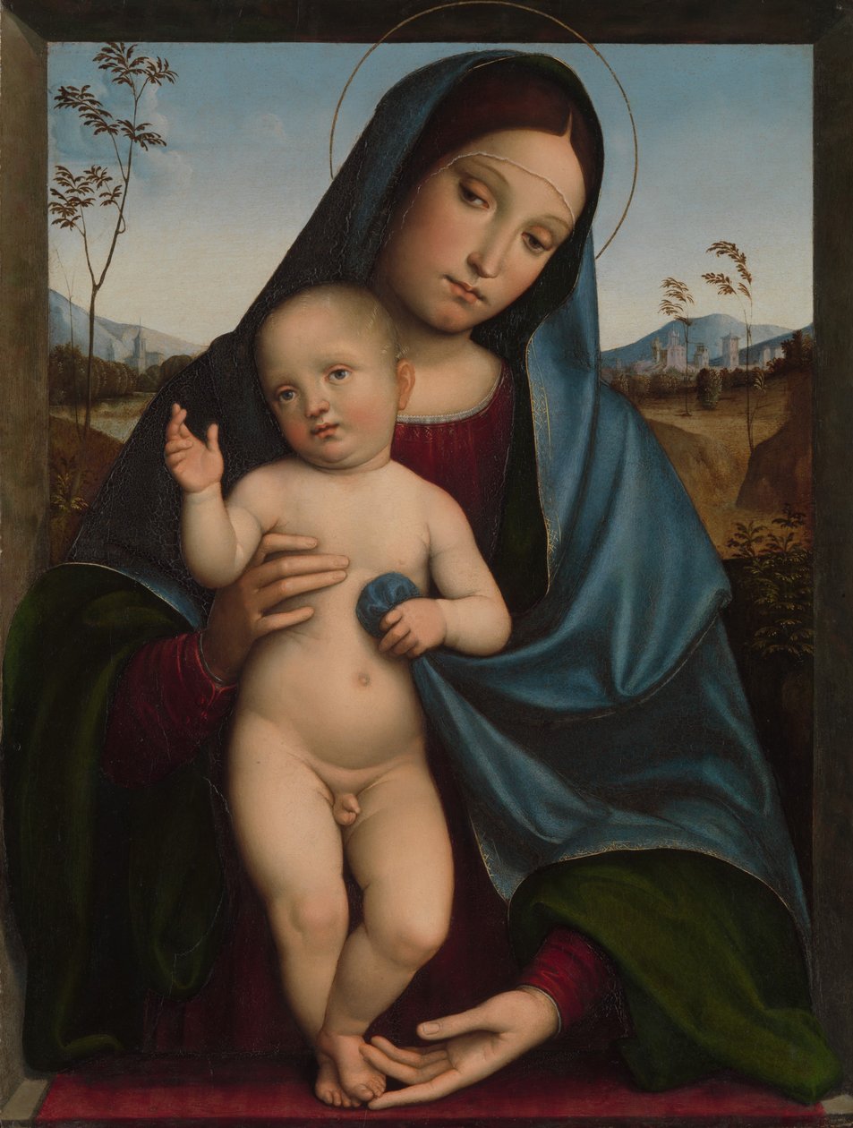 Madonna z Dzieciątkiem, 1490. autorstwa Francesco Francia