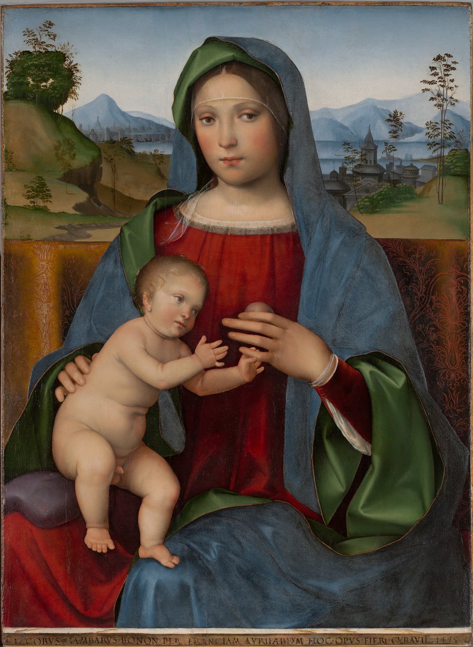 Dziewica z Dzieciątkiem: Madonna Gambaro autorstwa Francesco Francia