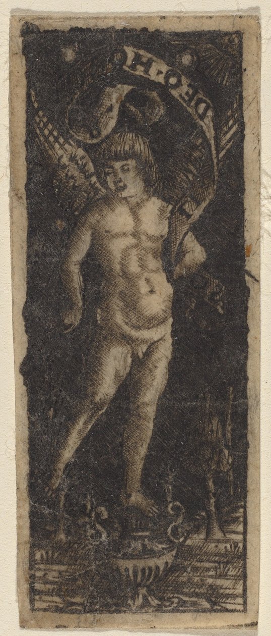 Aniołek na wazonie z napisem: "SOLI DEO HONOR" autorstwa Francesco Francia or Peregrino da Cesena