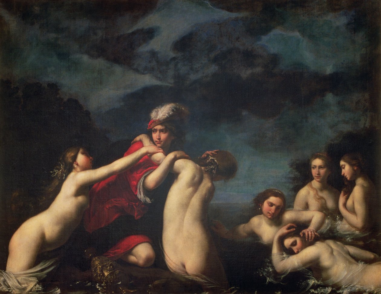 Hylas i najady autorstwa Francesco Furini