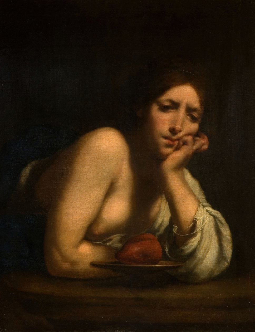 Zygmunt z Sercem Guiscardo, 1645. autorstwa Francesco Furini