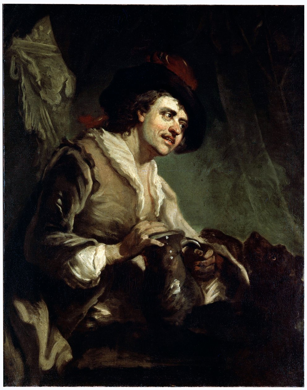 Człowiek z dzbanem, XVIII wiek autorstwa Francesco Giuseppe Casanova