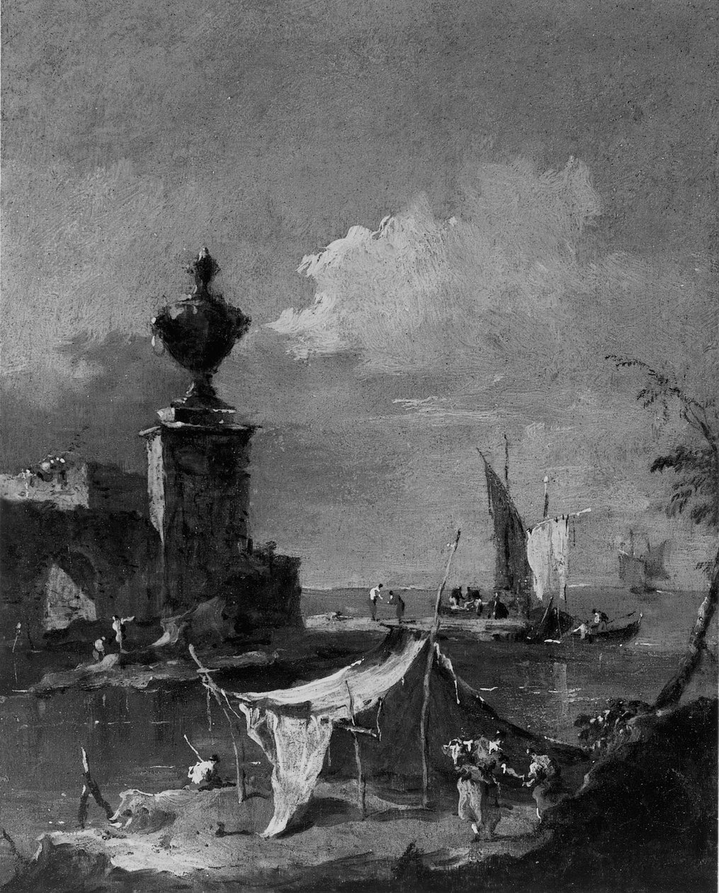 Capriccio: Laguna autorstwa Francesco Guardi