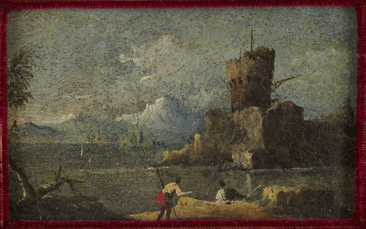 Scena nadmorska z twierdzą autorstwa Francesco Guardi