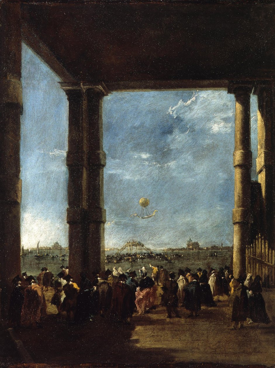 Wzlot balonu autorstwa Francesco Guardi