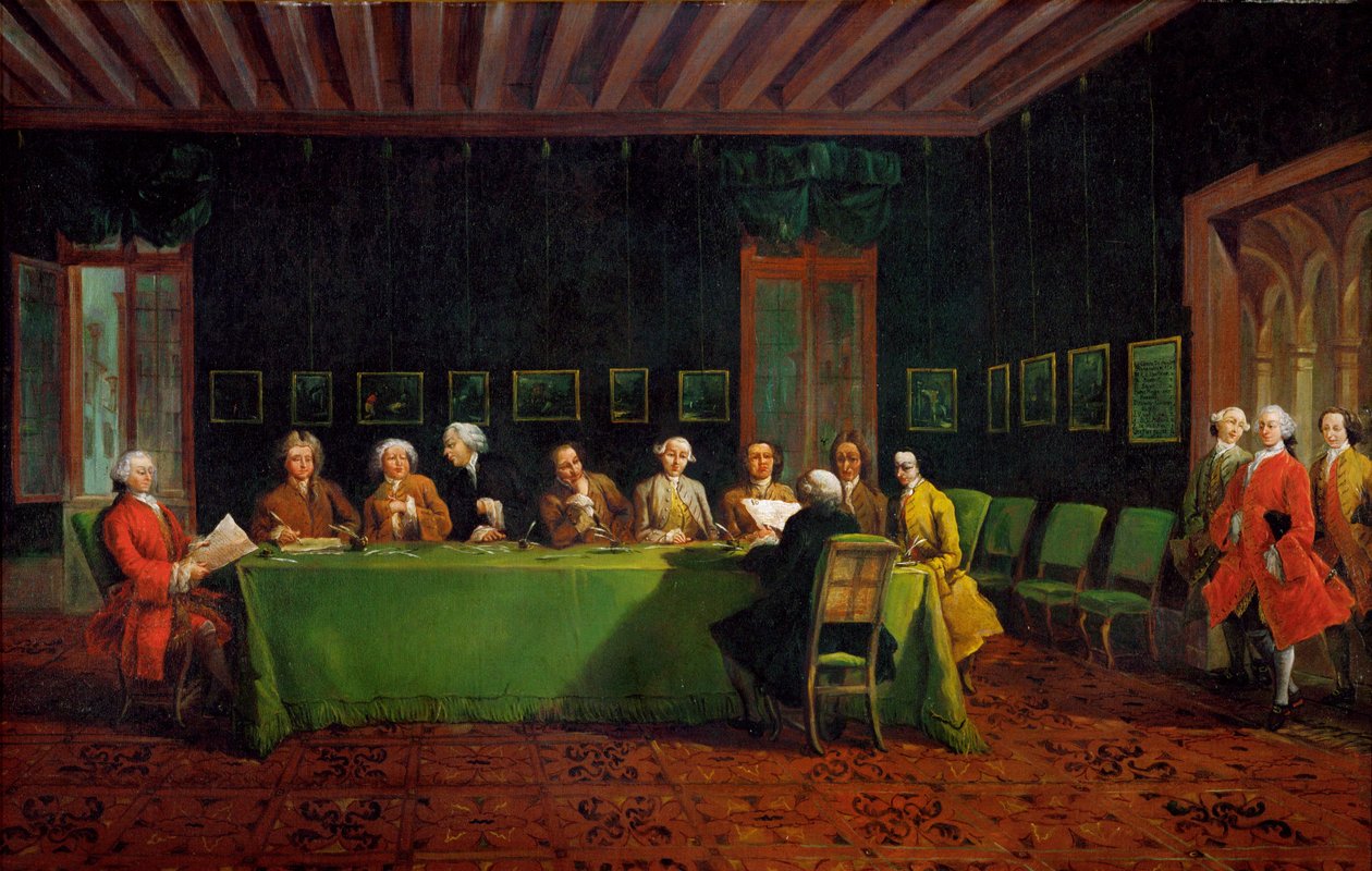 Spotkanie dyplomatyczne autorstwa Francesco Guardi