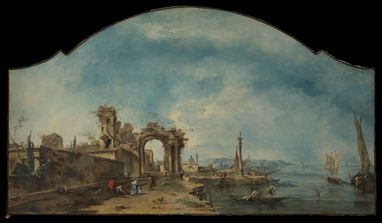 Fantastyczny krajobraz autorstwa Francesco Guardi