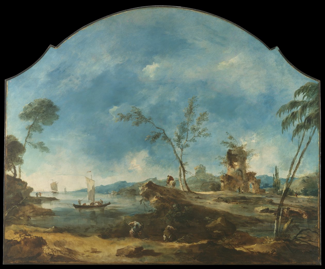 Fantastyczny krajobraz autorstwa Francesco Guardi