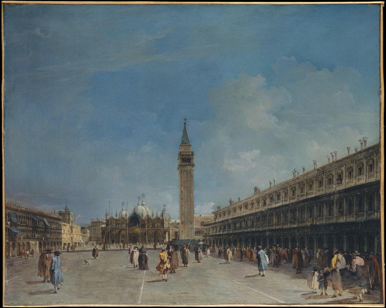 Plac św. Marka autorstwa Francesco Guardi