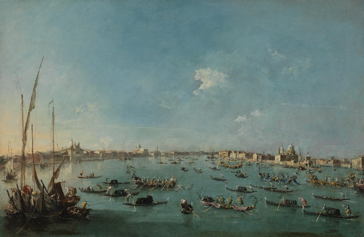 Regaty na Canale della Giudecca autorstwa Francesco Guardi
