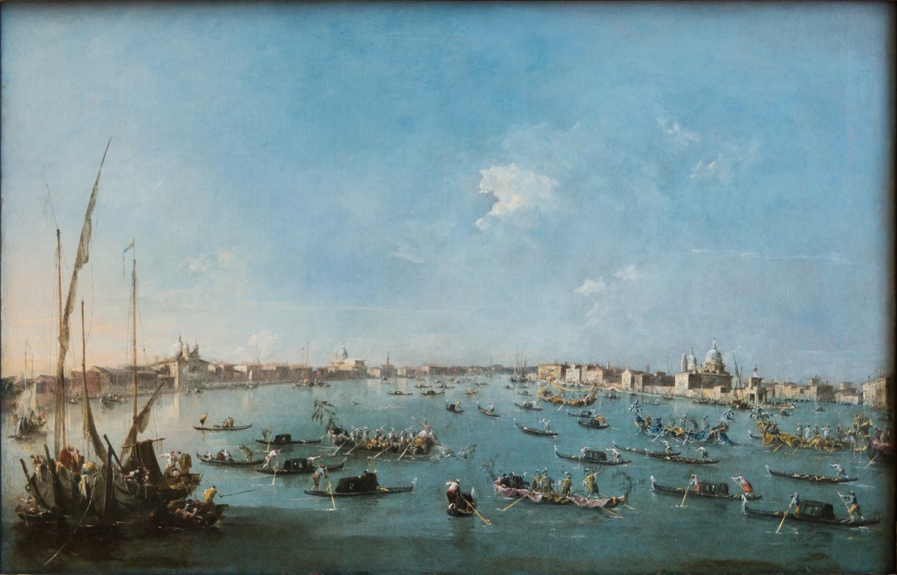 Regaty na Kanale Giudecca autorstwa Francesco Guardi