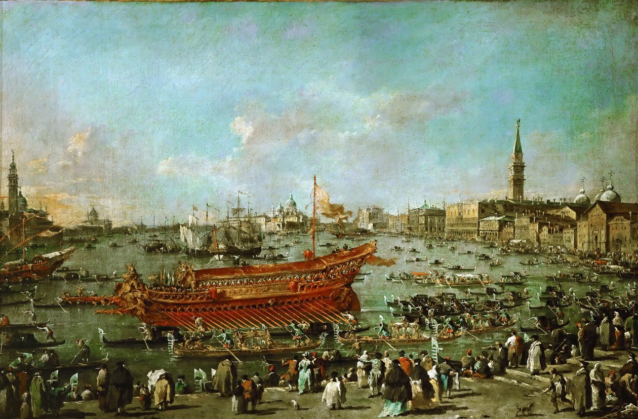 Doża na Bucintoro w pobliżu Riva di Sant