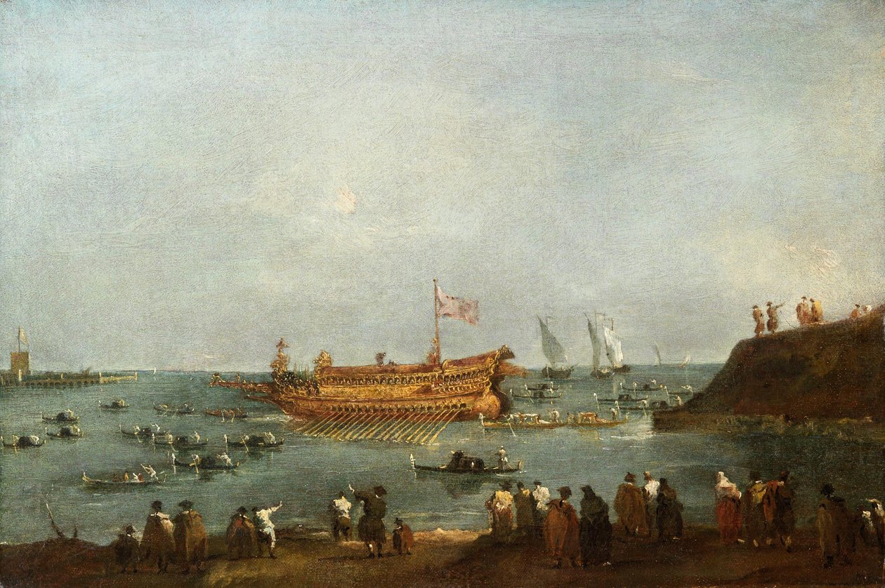 Doża zaślubia Adriatyk autorstwa Francesco Guardi