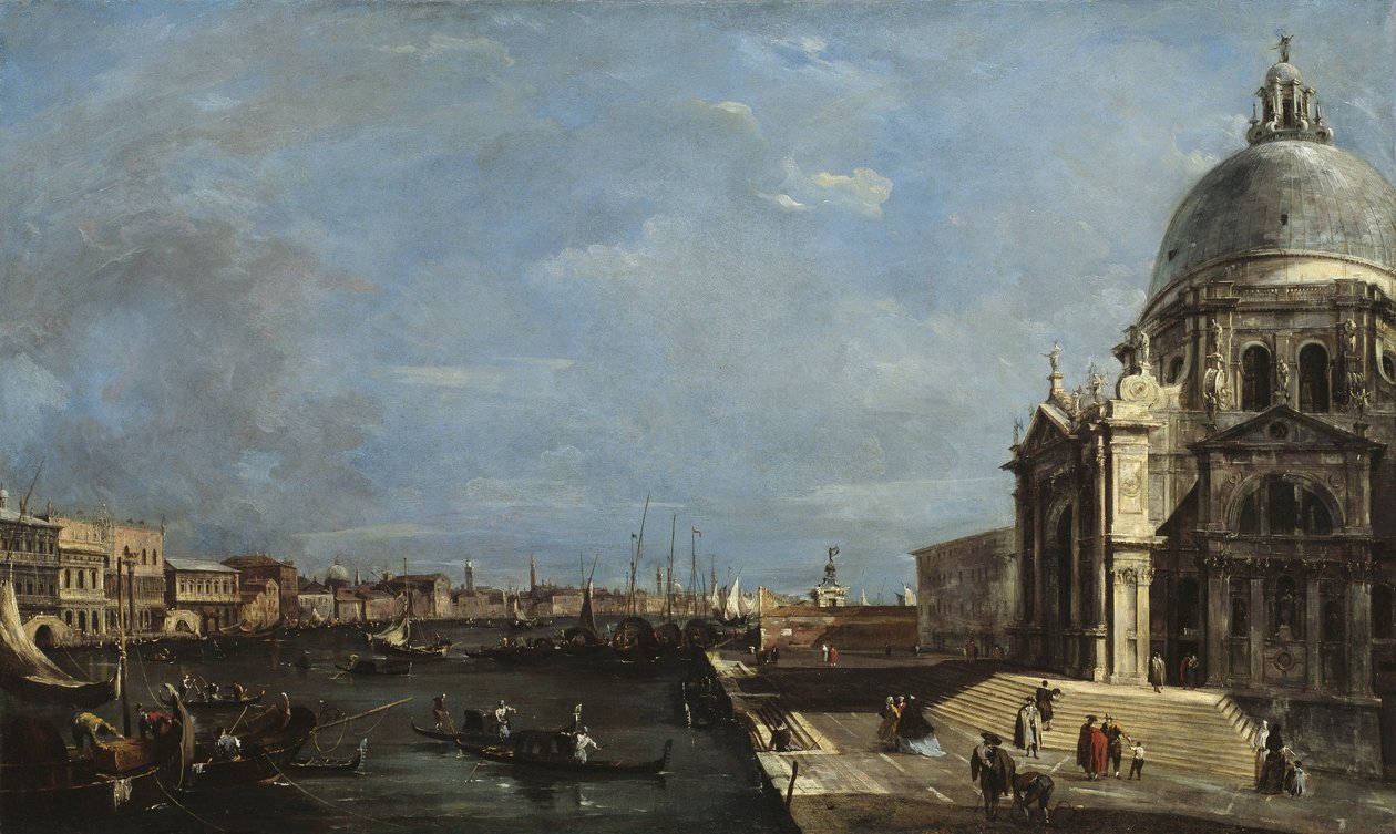 Canal Grande, Wenecja, ok. 1760 autorstwa Francesco Guardi
