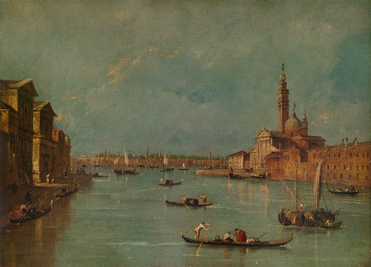 Wyspa San Giorgio, Wenecja, ok. 1770, 1938 r. autorstwa Francesco Guardi