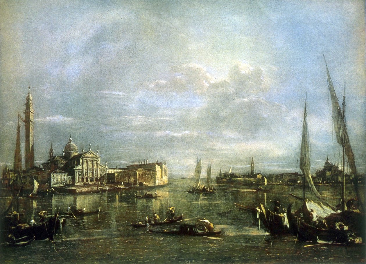 Wyspa St. Giorgio Maggiore autorstwa Francesco Guardi