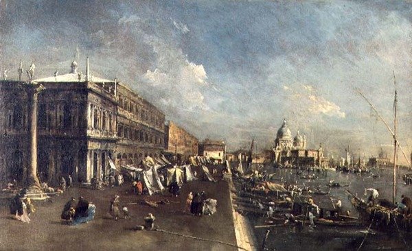 Molo, Wenecja autorstwa Francesco Guardi