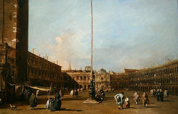 Plac św. Marka w Wenecji autorstwa Francesco Guardi