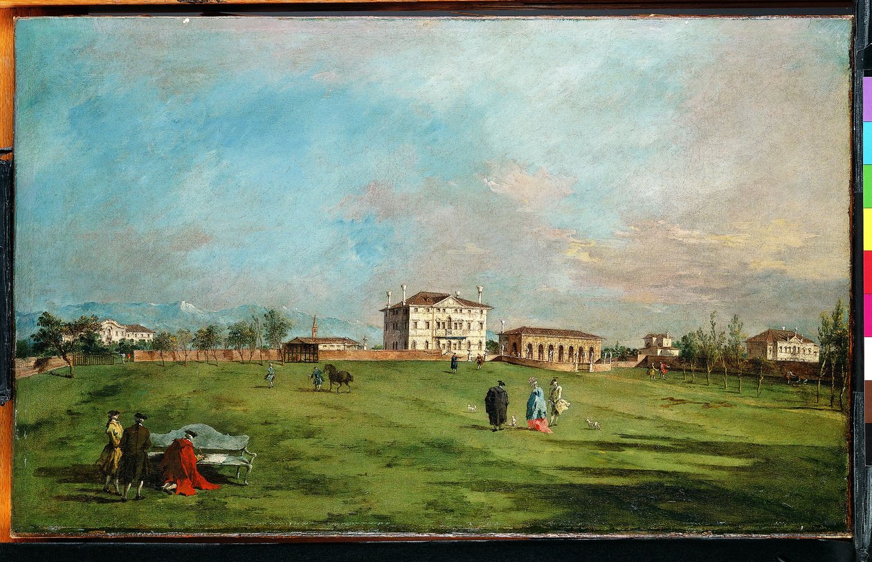 Willa Loredan, Paese autorstwa Francesco Guardi