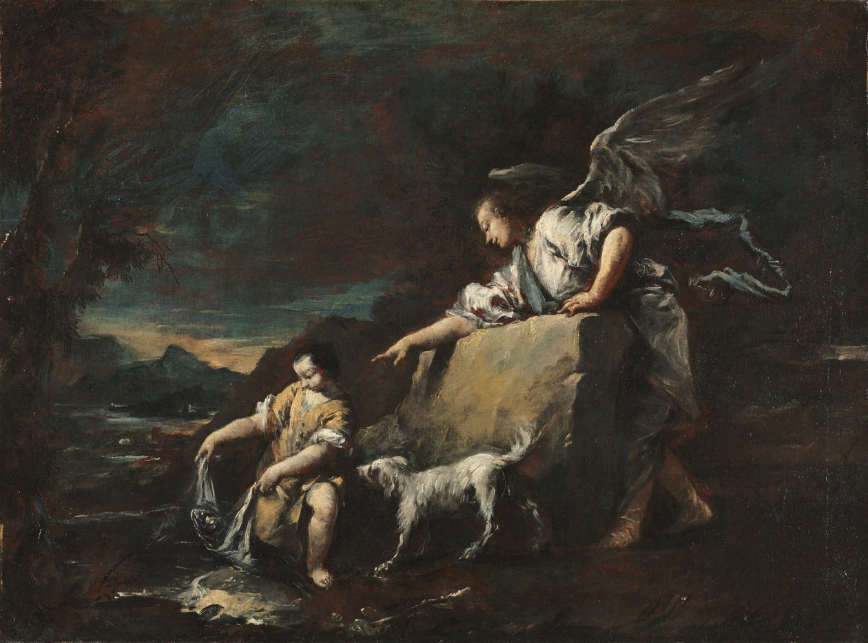 Tobiasz i anioł autorstwa Francesco Guardi
