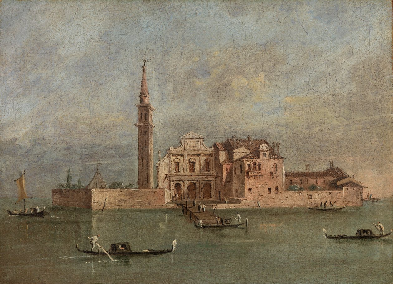 Kościół wenecki autorstwa Francesco Guardi