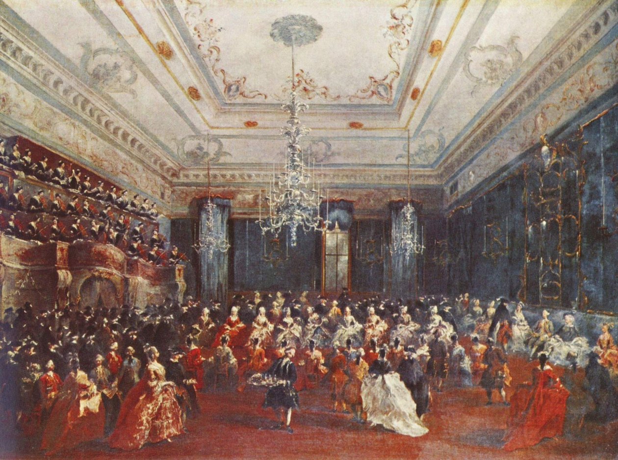 Wenecki koncert galowy autorstwa Francesco Guardi