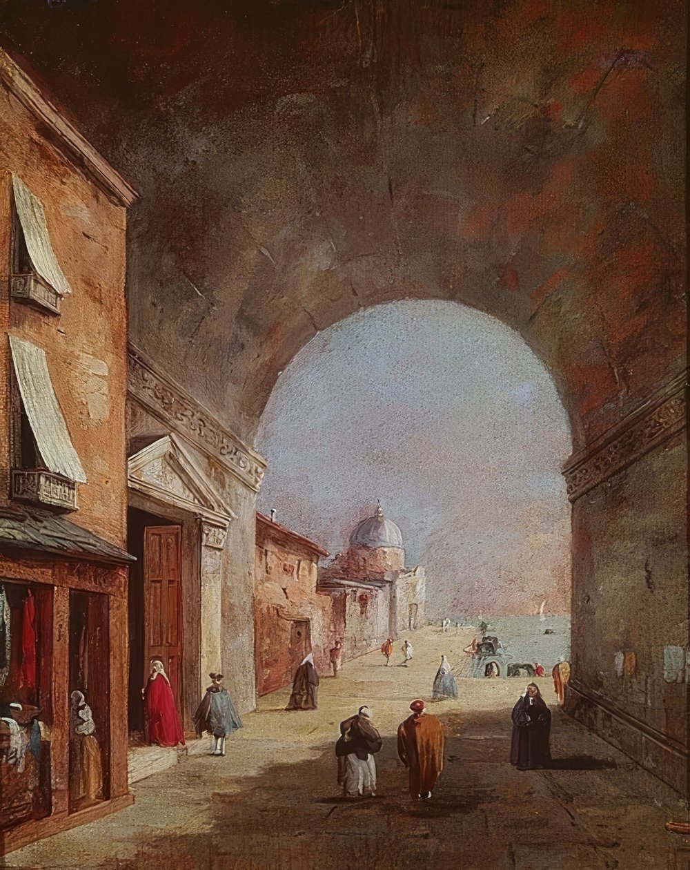 Wenecka sceneria autorstwa Francesco Guardi