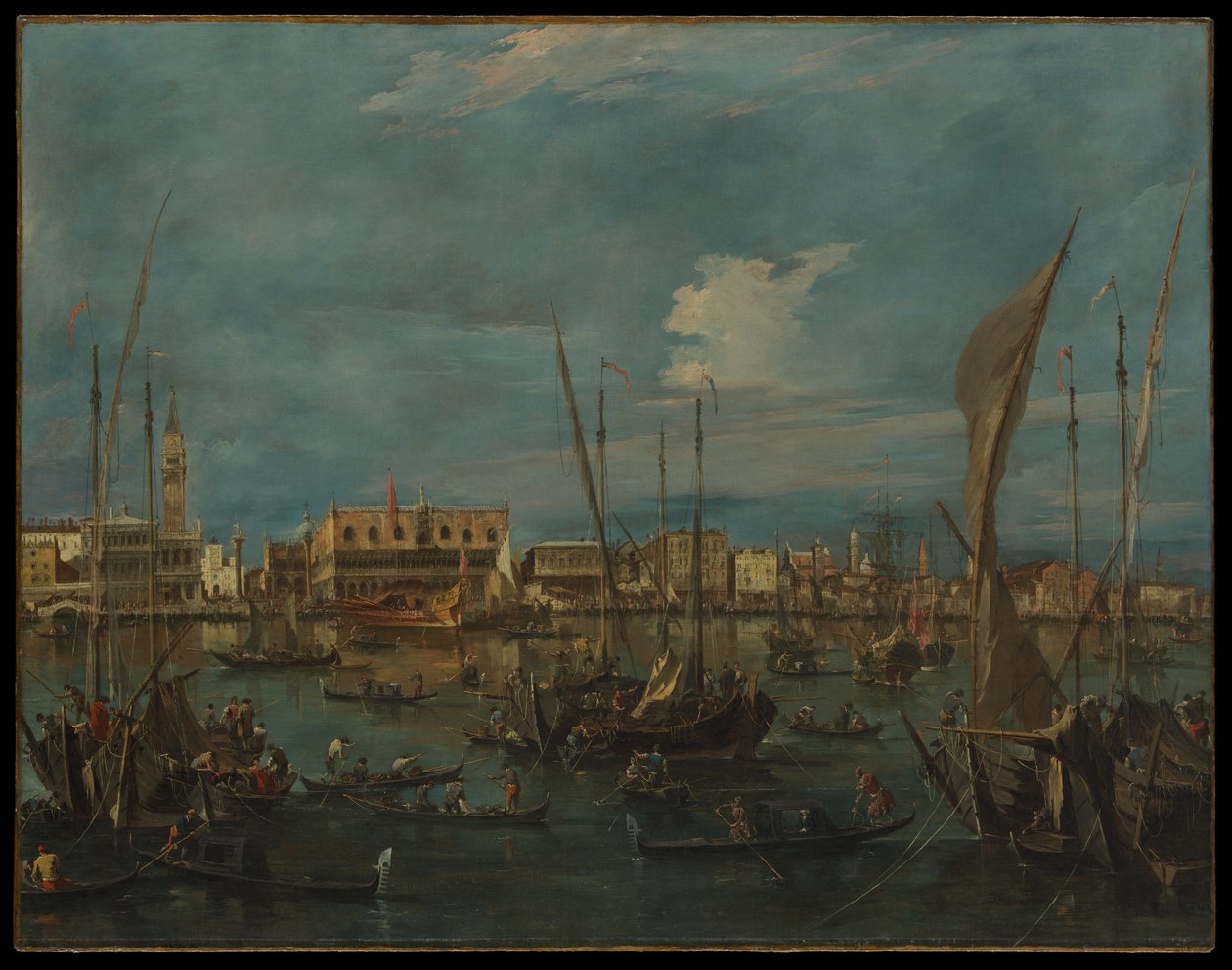 Wenecja widziana z Bacino di San Marco autorstwa Francesco Guardi