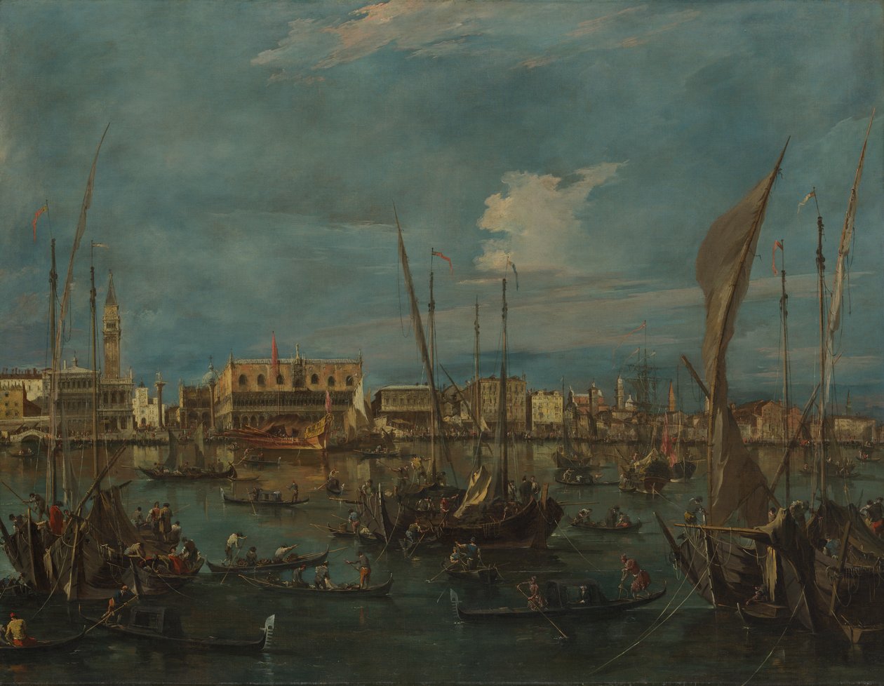 Wenecja z dorzecza San Marco, ca. 1765. autorstwa Francesco Guardi