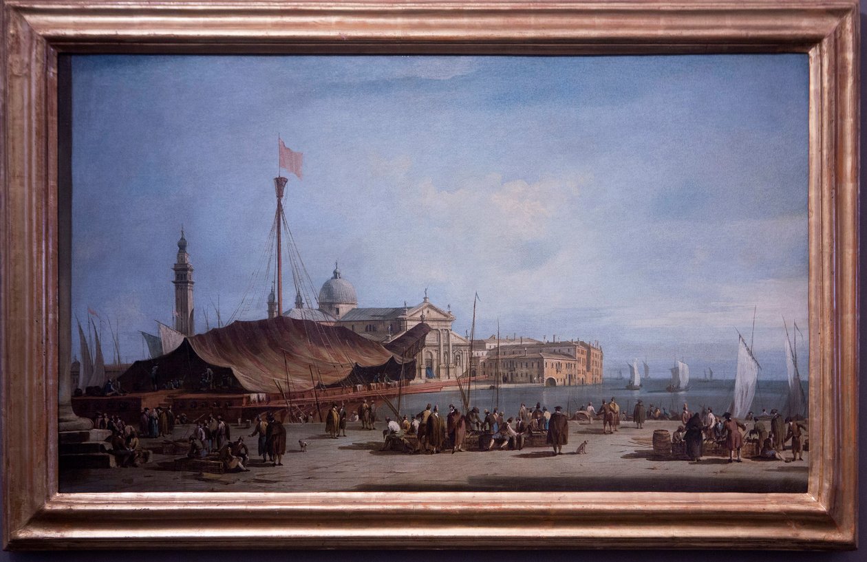 Widok z San Giorgio Maggiore autorstwa Francesco Guardi