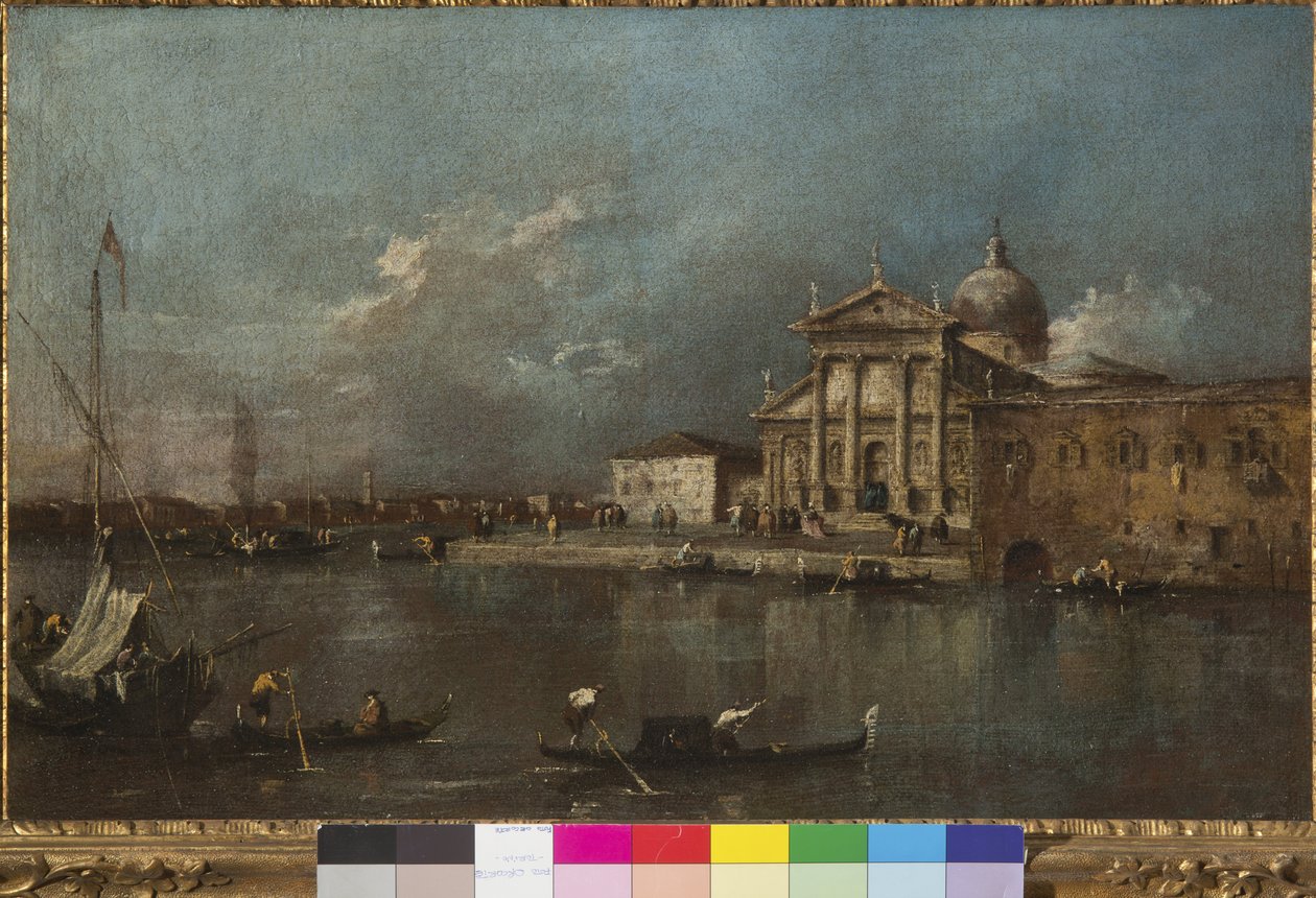 Widok na San Giorgio Maggiore z Giudecca, 1774-91 autorstwa Francesco Guardi