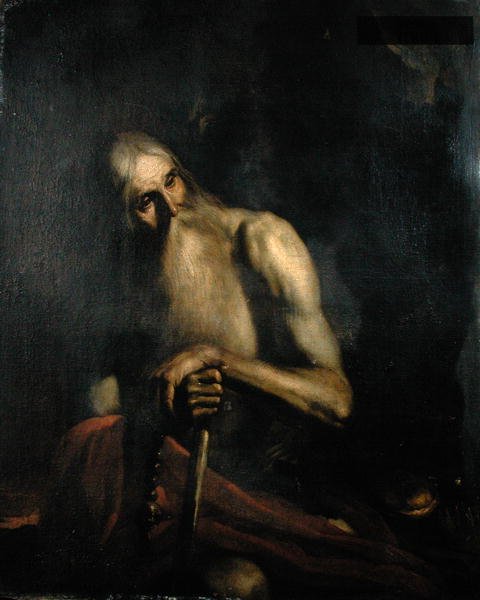 Św. Hieronim (olej na płótnie) autorstwa Francesco Guarino