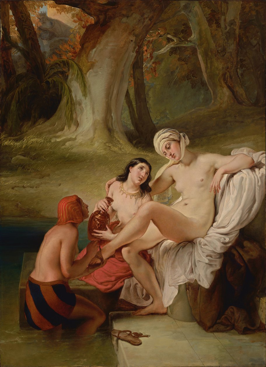 Batszeba w swojej kąpieli autorstwa Francesco Hayez